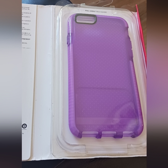 Tech 21 Evo Mesh Iphone 6/6S Case Purple/White - Picture 5 of 8